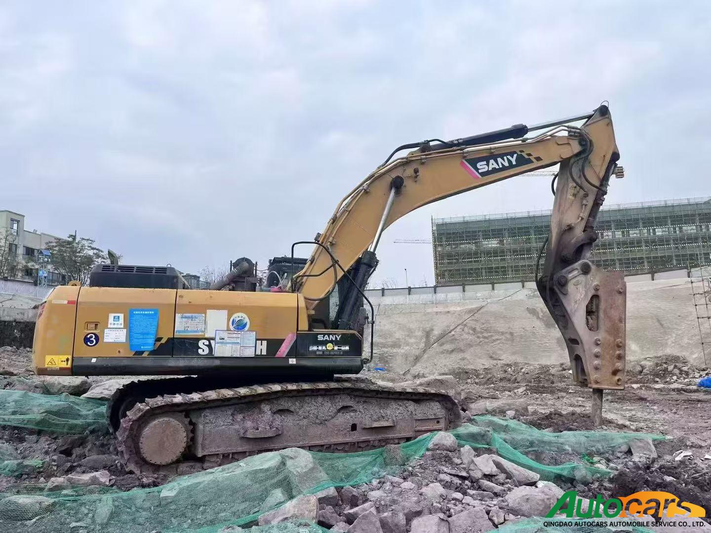 Sany Mitsubishi 485, with Aidi 195 Hammer